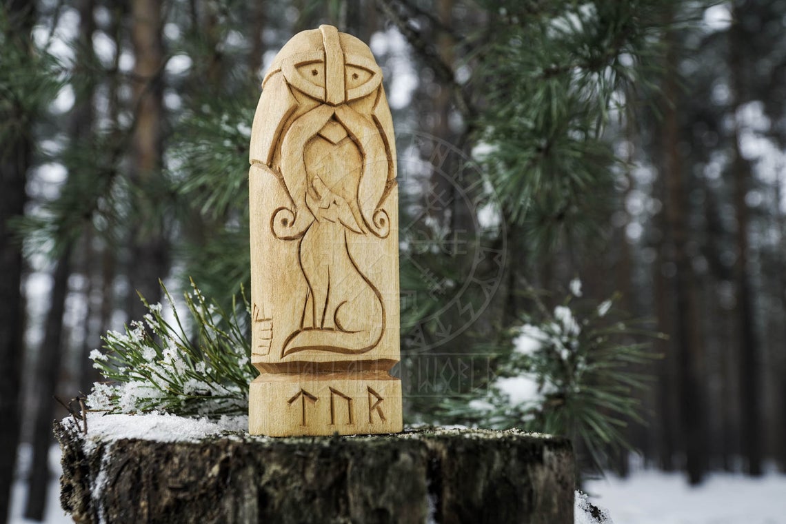 Tyr god statue