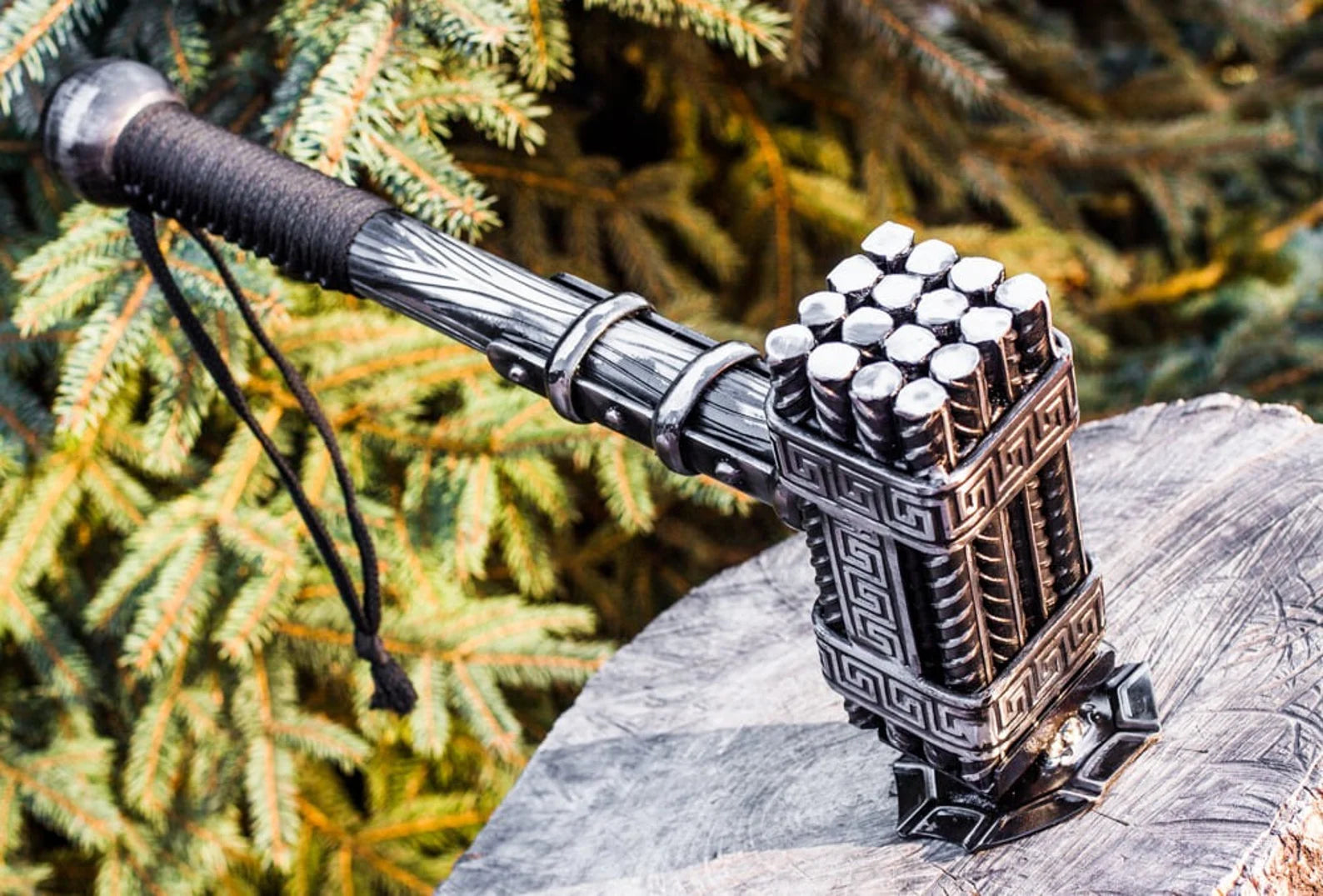 Forged Viking Hammer