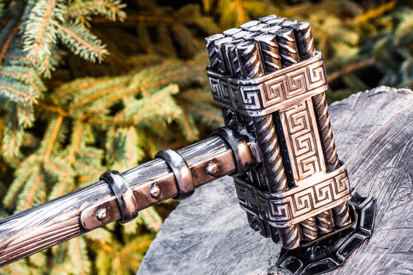 Forged Viking Hammer