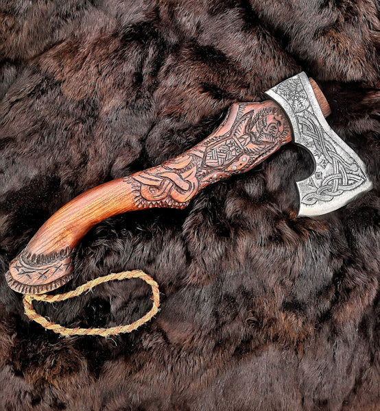 battle ready viking axe