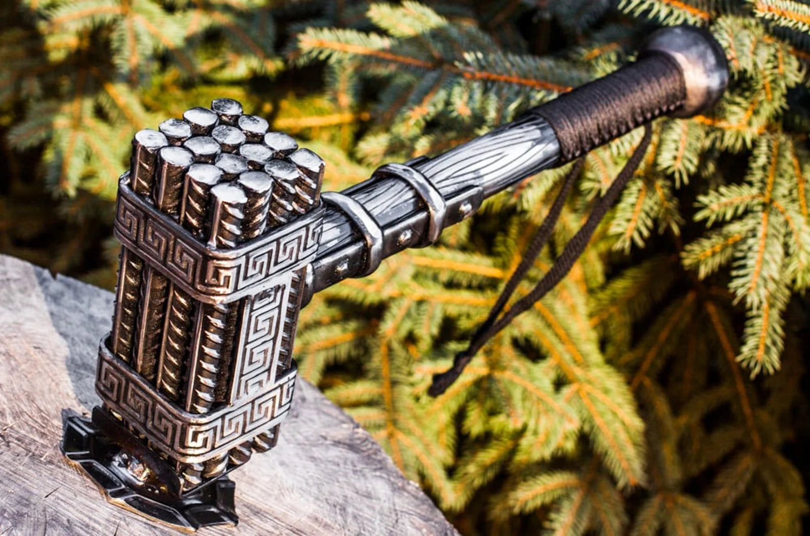 Forged Viking Hammer