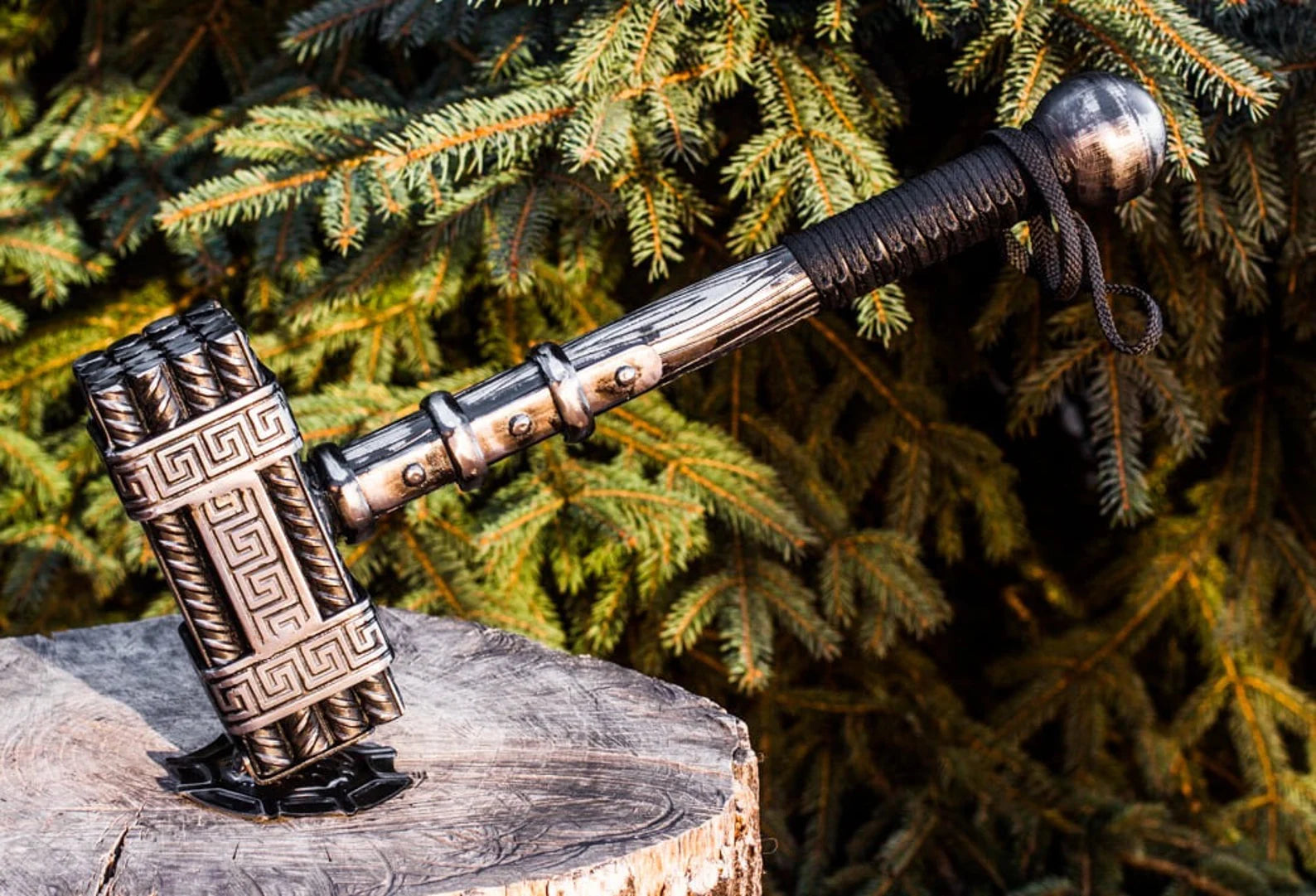 Forged Viking Hammer