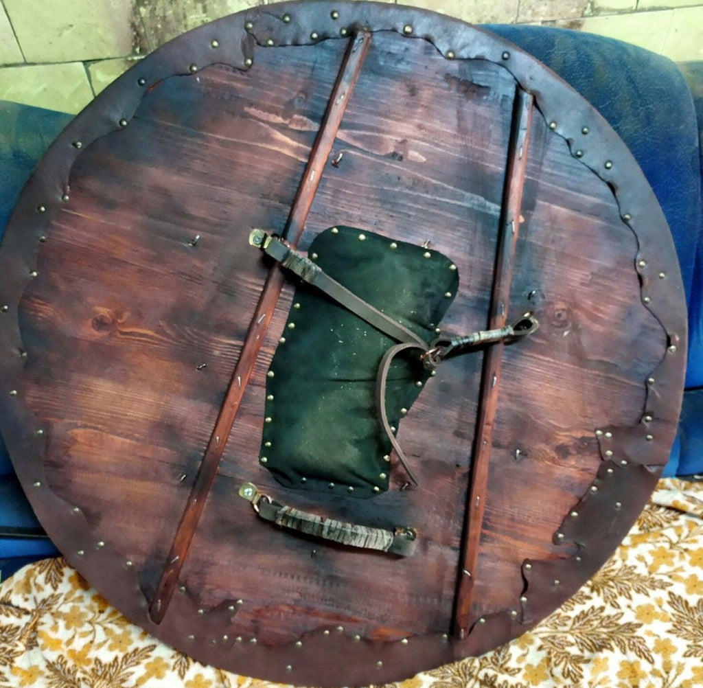 Wooden norse shield