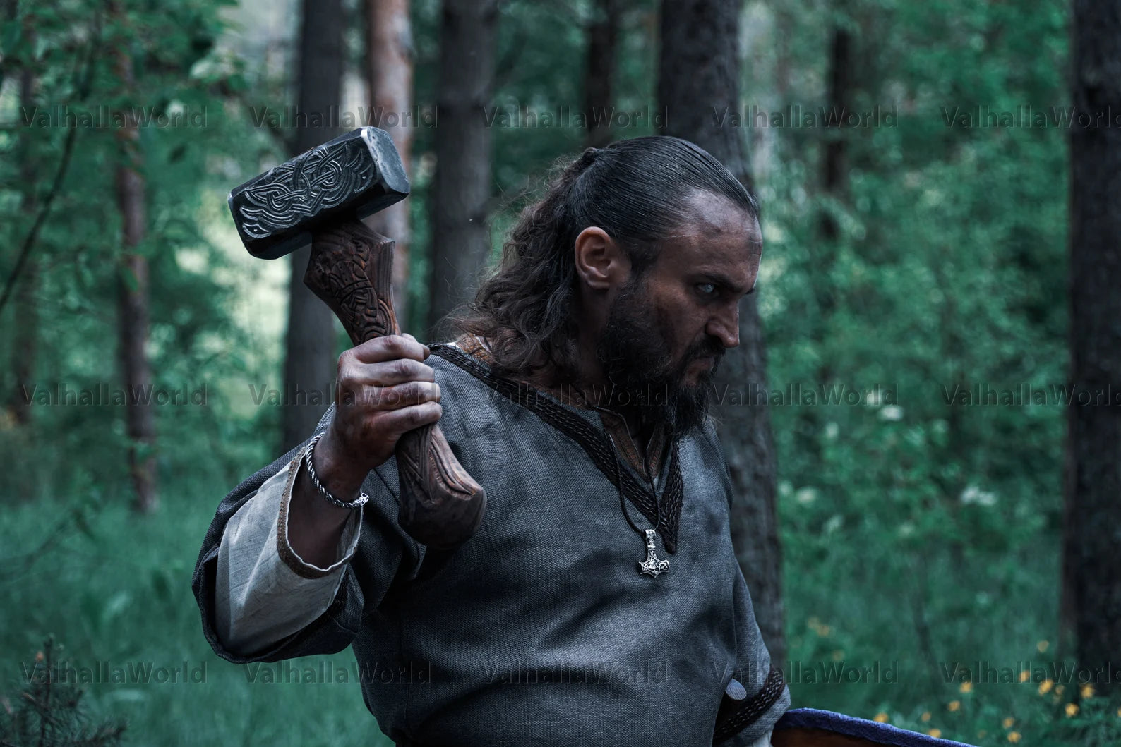 Runic Viking Hammer