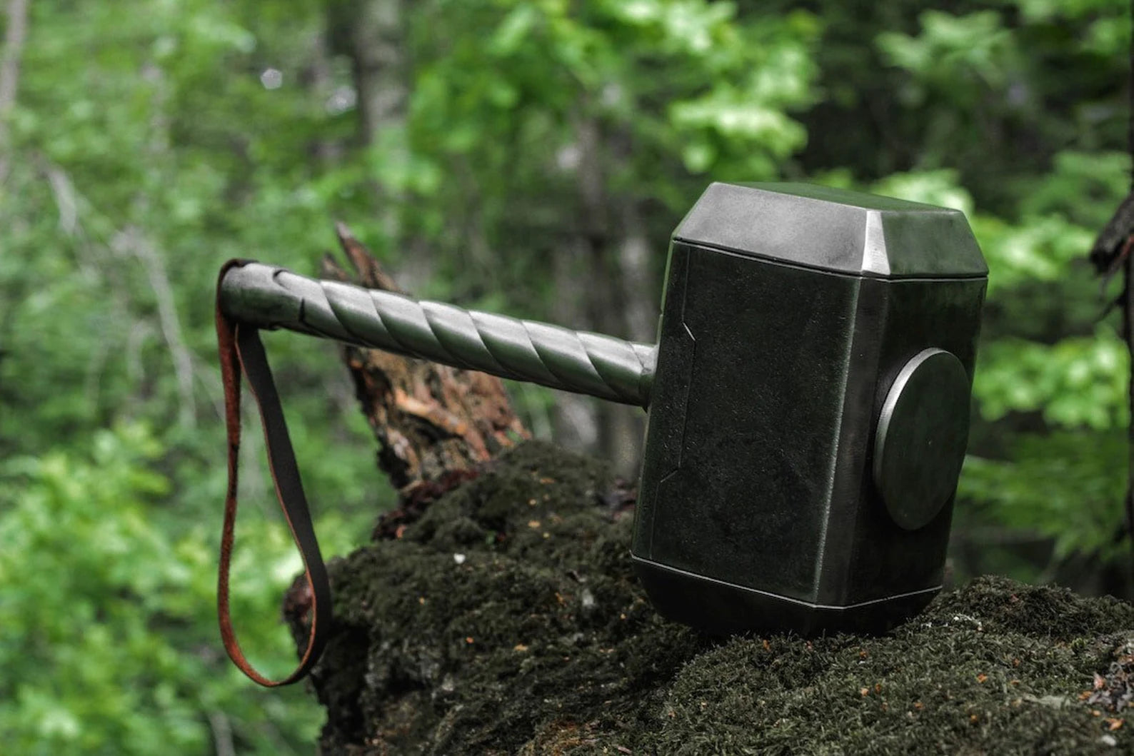 Forged Norse Hammer