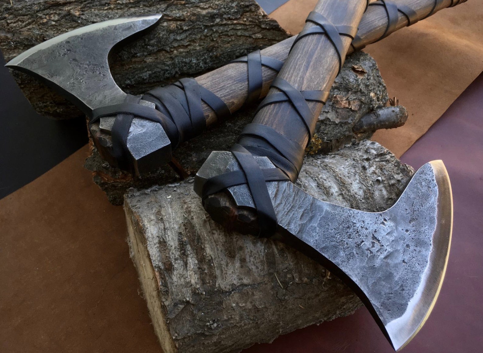 Custom made ragnar axe