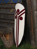 Almond shape medieval shield 