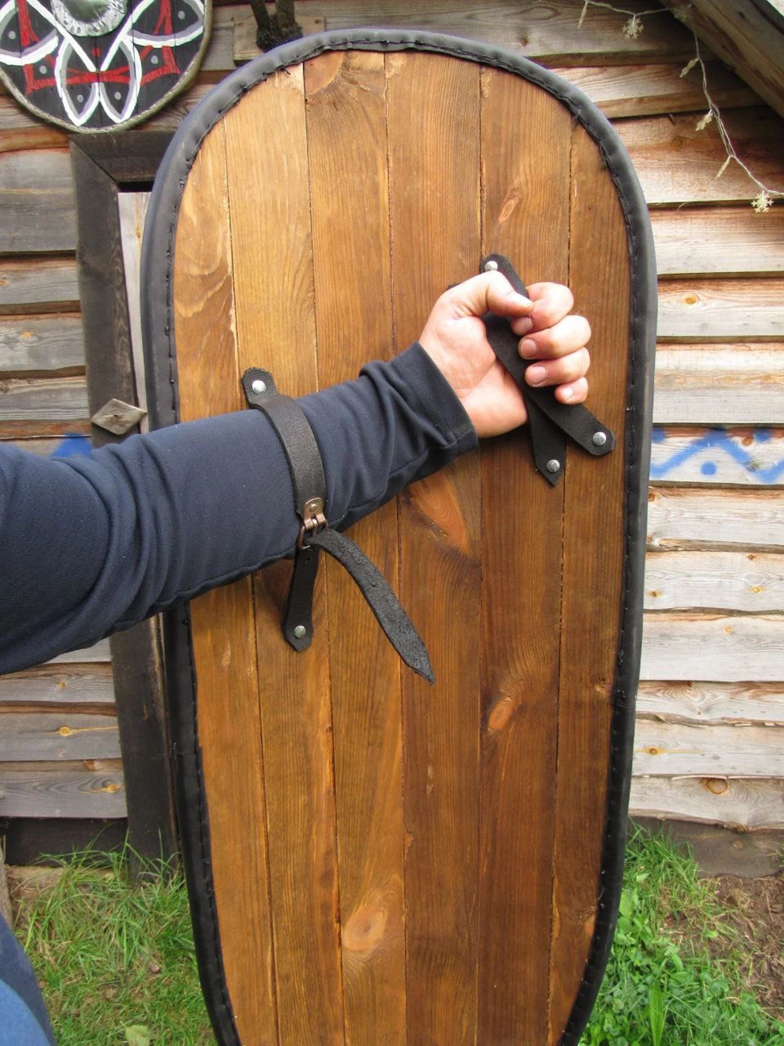 Buhurt shield handle