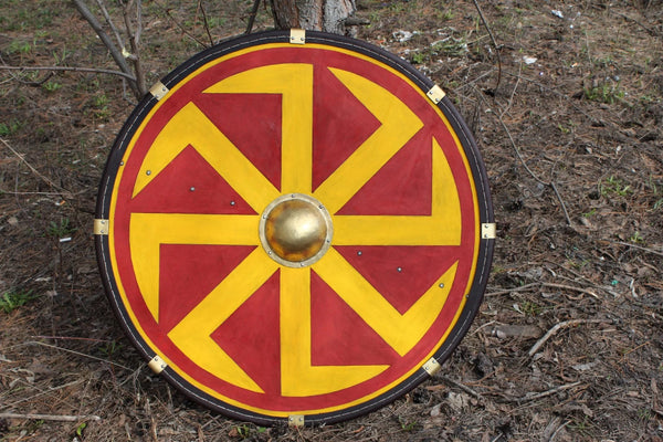 Kolovrat slavic shield 