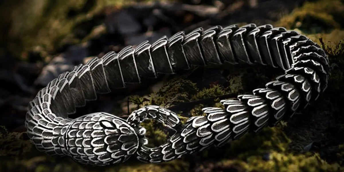 Viking Arm Ring With Huginn and Muninn Ravens - Valhalla Vikings