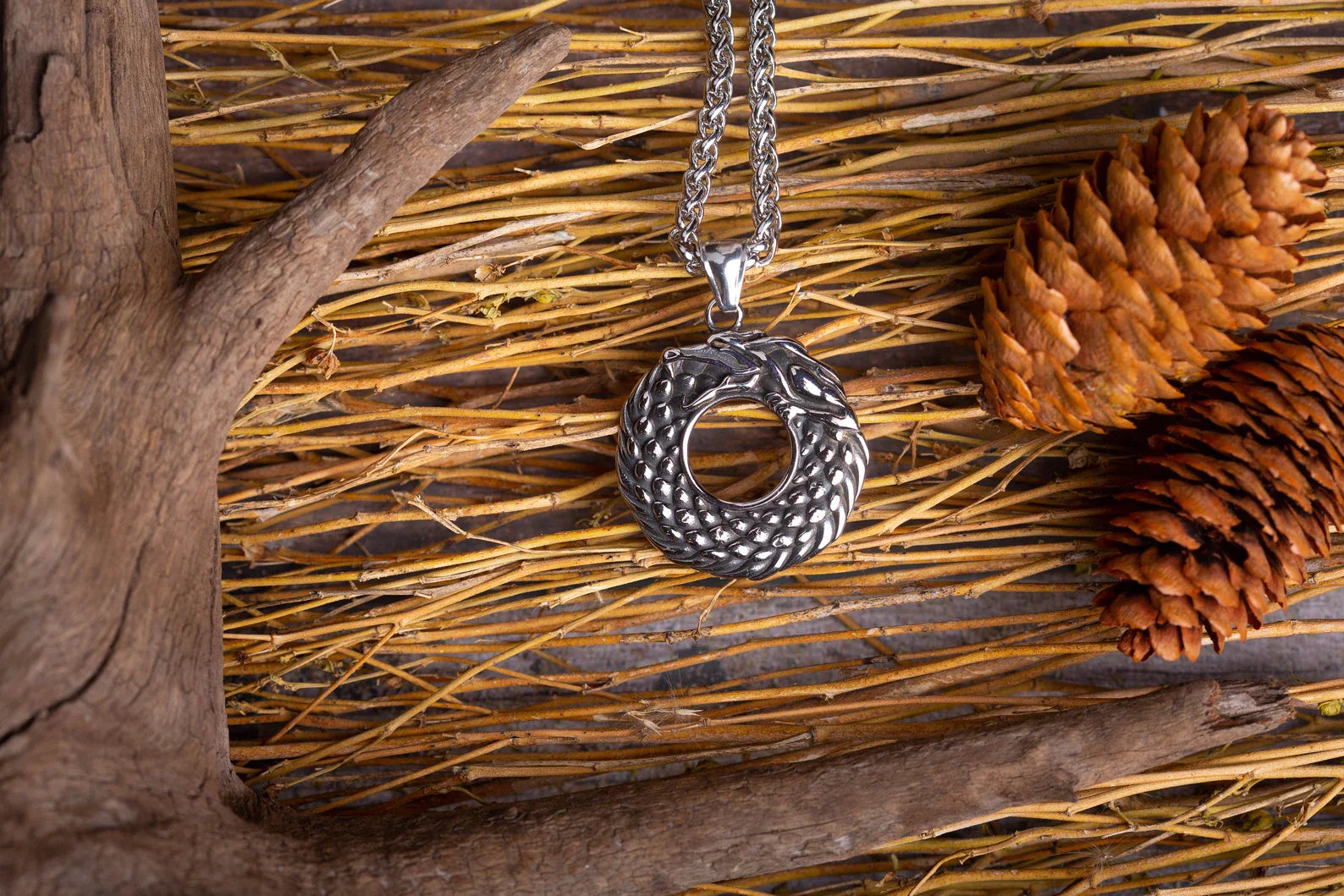 Ouroboros necklace • 5-7 days delivery guarantee