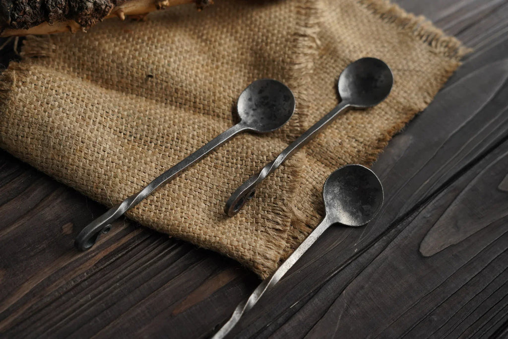Forged viking spoon