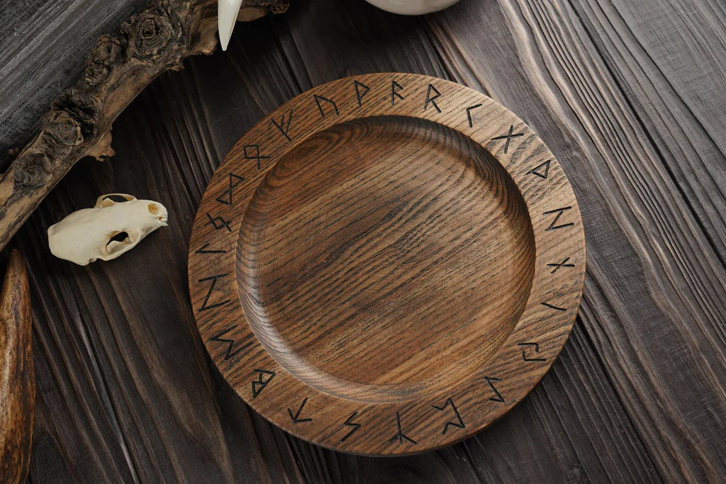 Scandinavian wooden plate