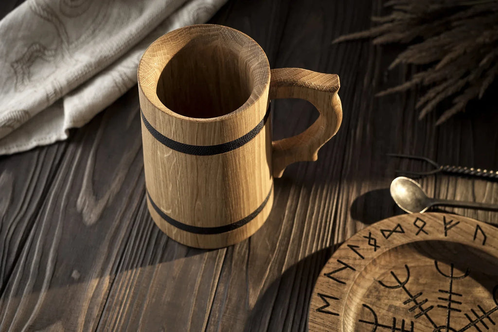 Norse beer mug