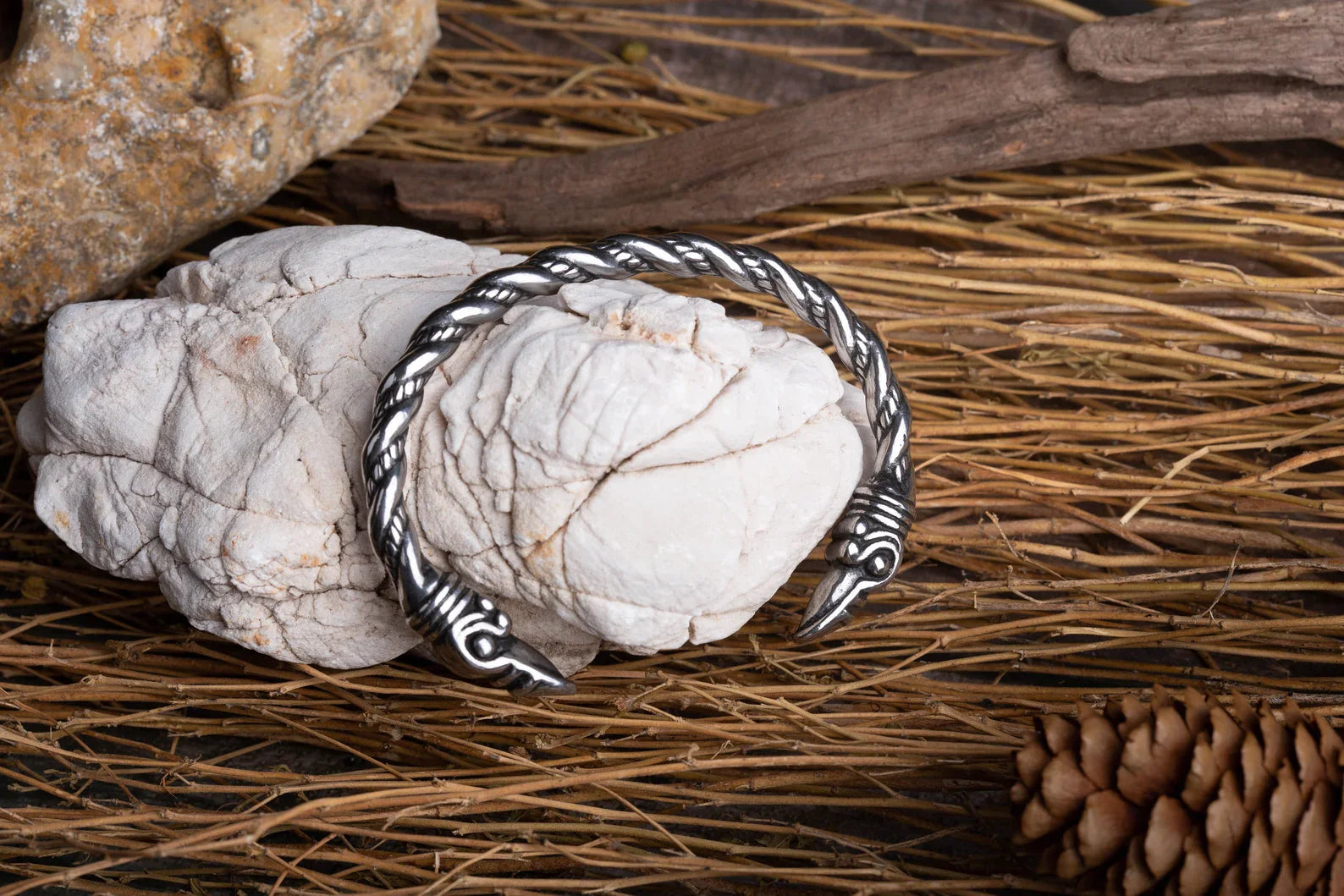 Raven norse bracelet