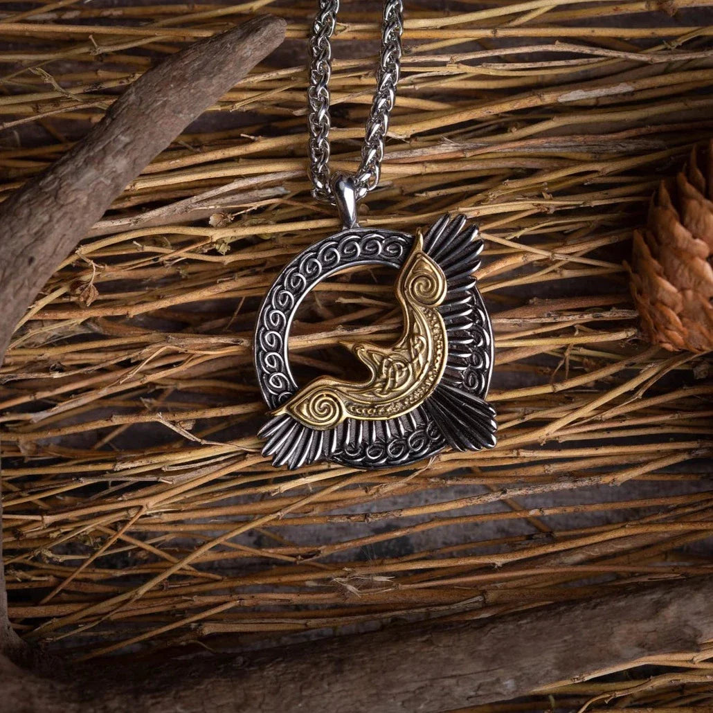 Raven necklace • 5-7 days delivery guarantee