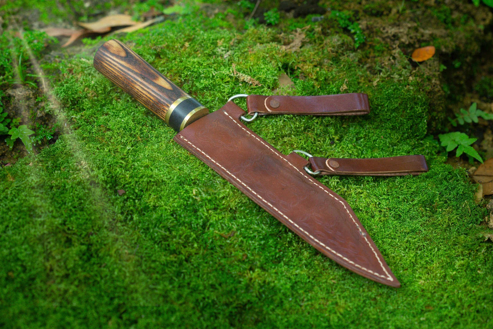 Hand forged viking knife