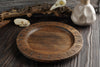 Handmade wooden plate