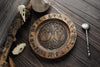 Viking wooden plate