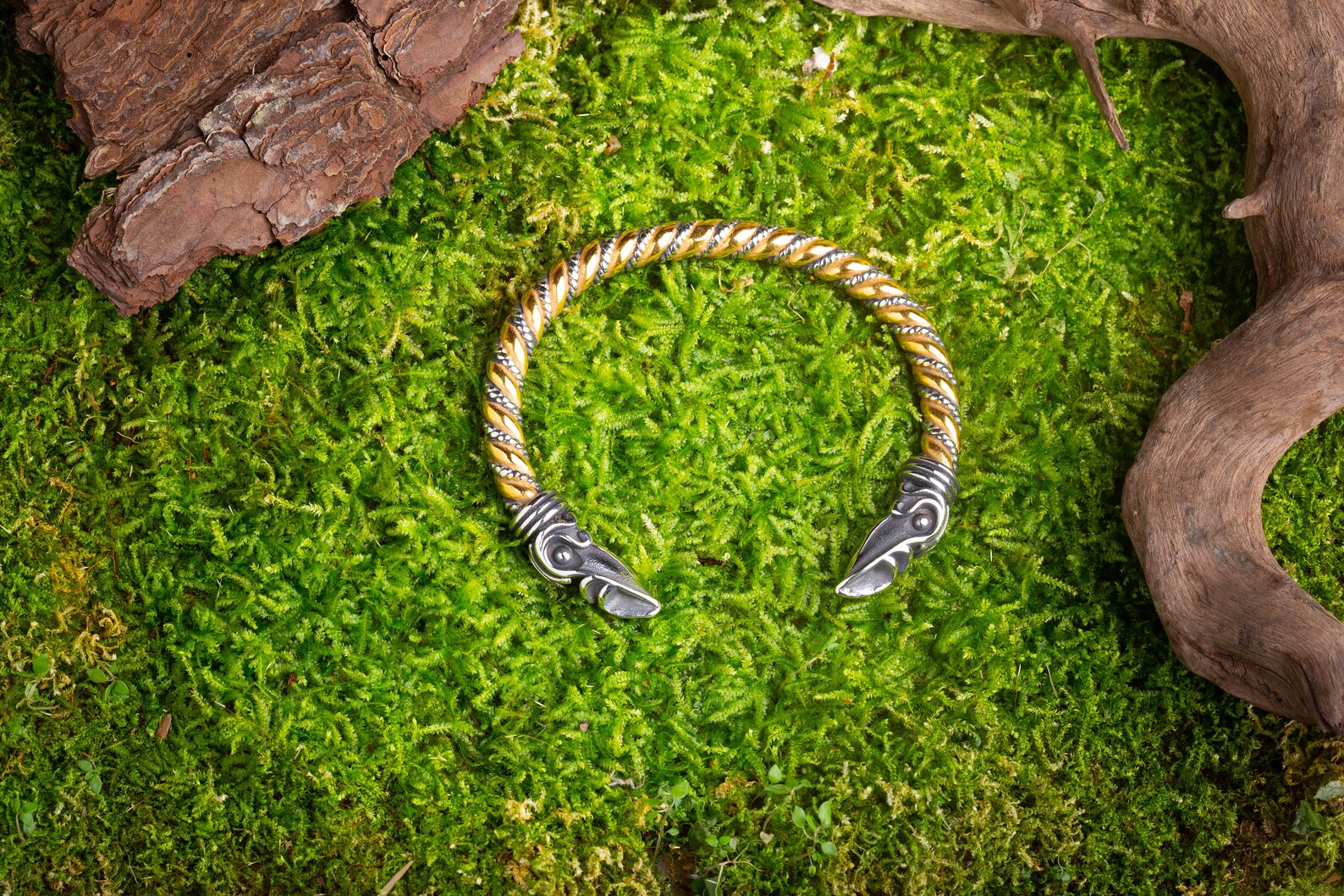 Viking raven bracelet
