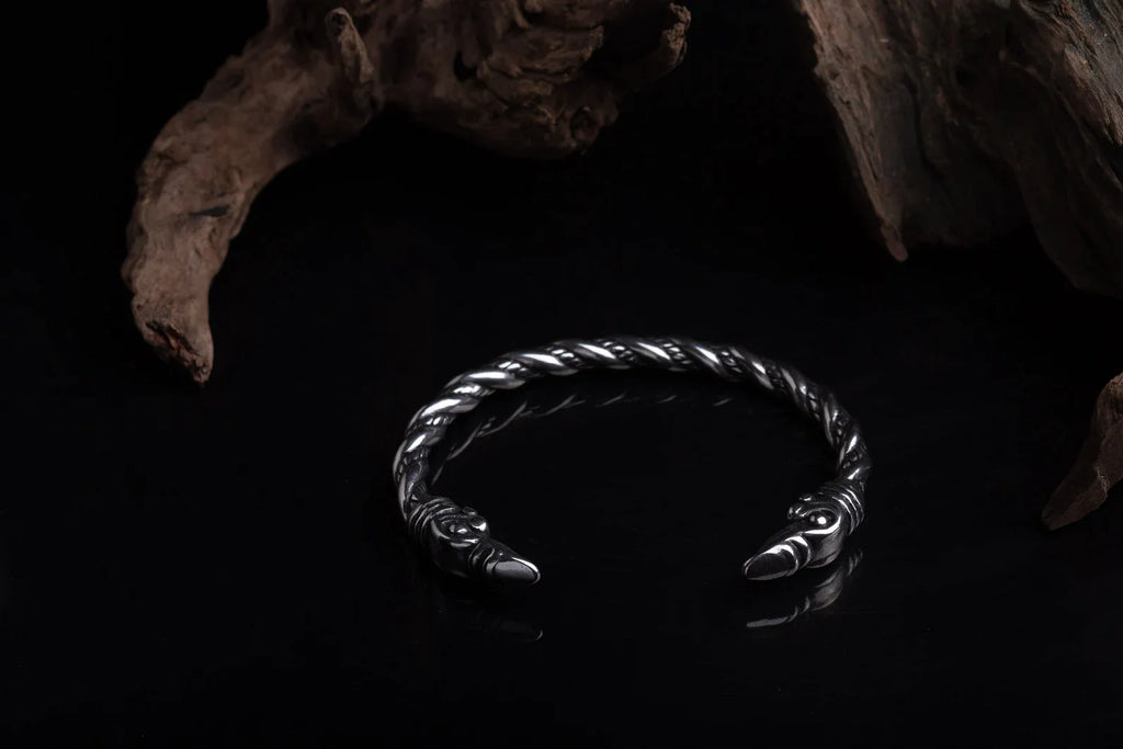 Raven viking armband