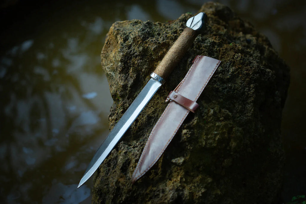 Hand forged viking knife