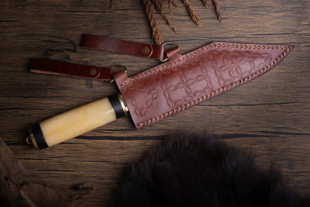 Forged viking knife