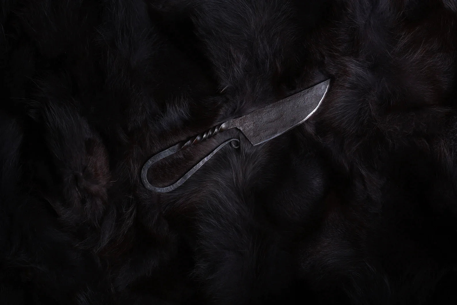 medieval forged knife