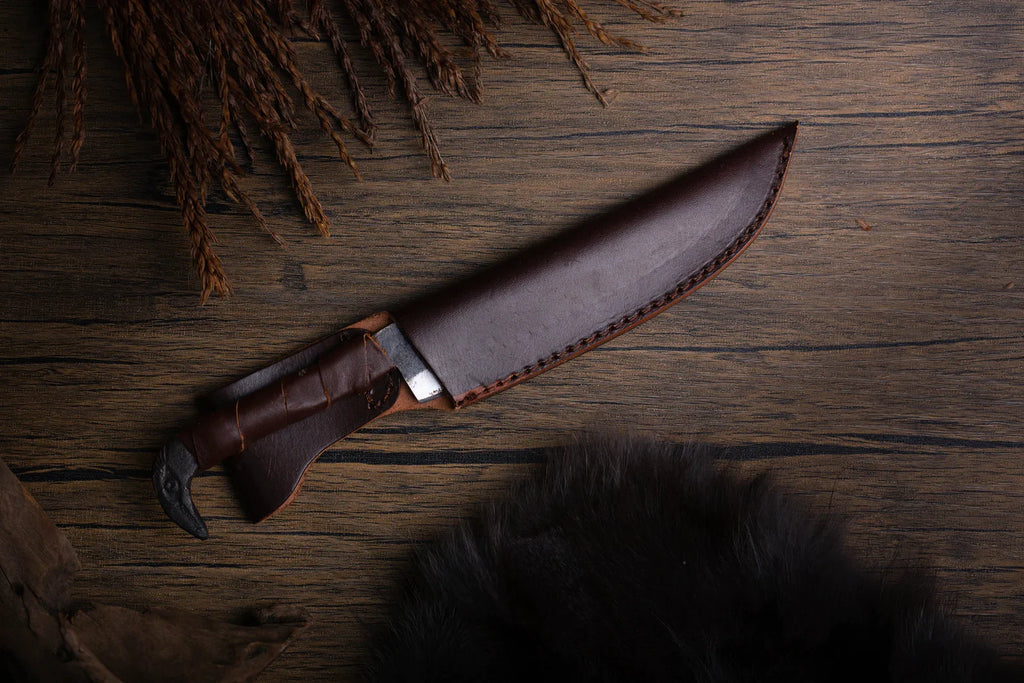 Viking knife with sheath