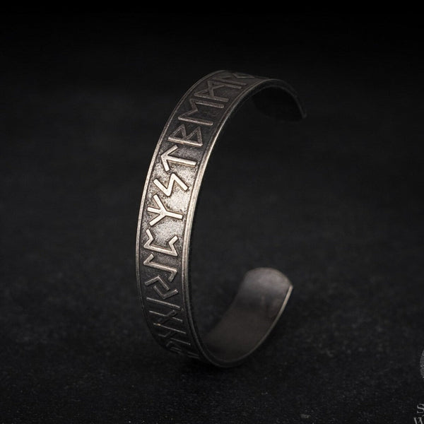 Runic viking bracelet
