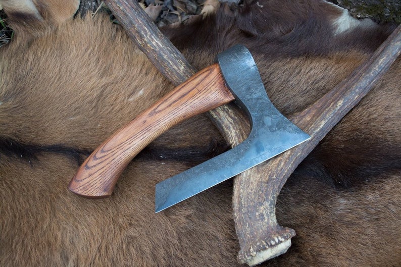 Bearded viking axe