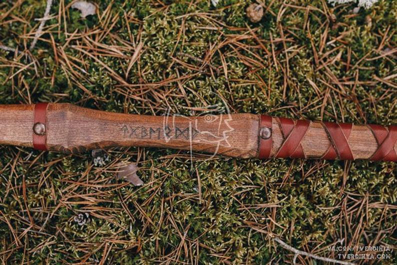 Wooden axe handle