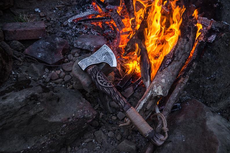 Viking axe flame for sale