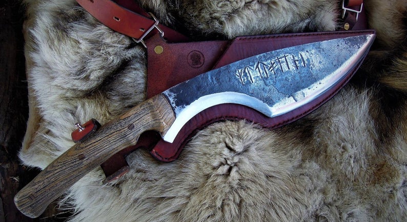 Historical viking knife