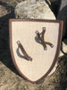 Battle ready medieval shield