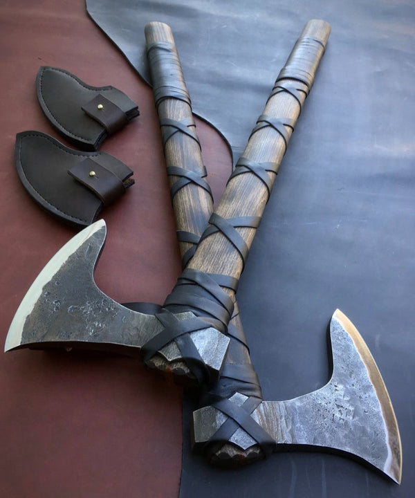 Forged Ragnar axe, ragnar battle axe for sale