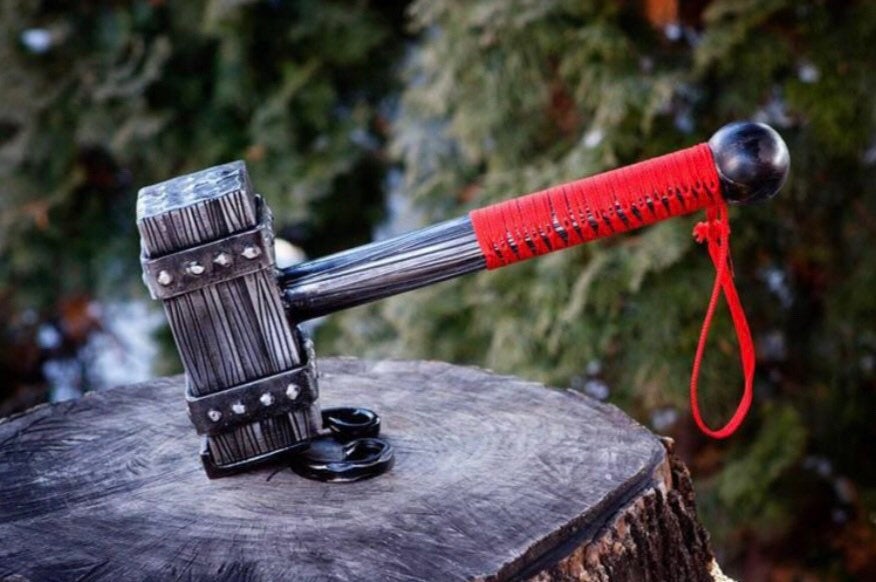 Hand forged hammer