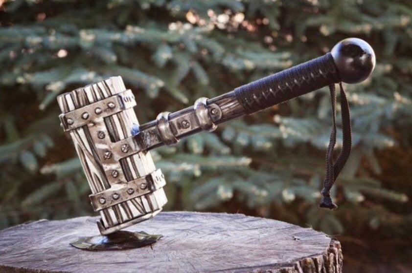 Viking forging hammer