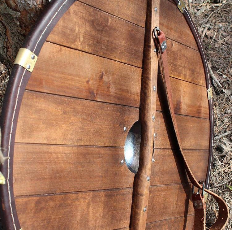 Wooden viking shield