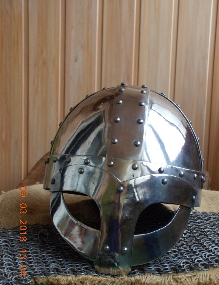 Viking helmet / medieval helmet / larp helmet / sca helmet / medieval armor - Valhallaworld