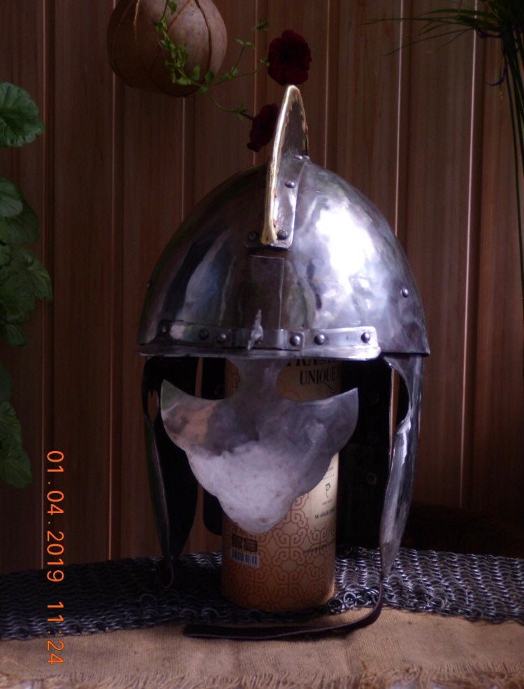 Polish Hussar helmet / medieval helmet / larp helmet / sca helmet / medieval armor / knight helmet - Valhallaworld