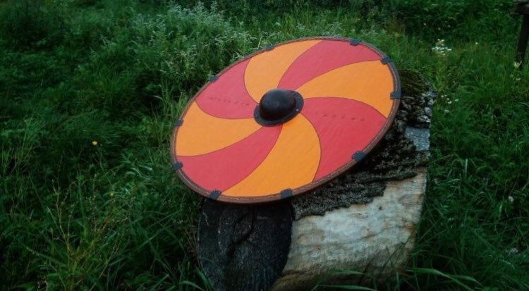 Custom made vikings shield