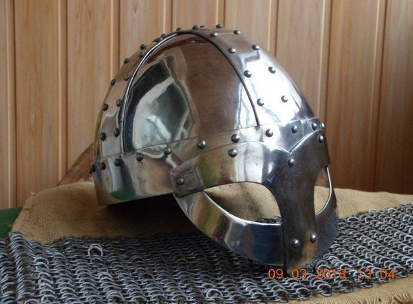 Viking helmet size 74-76 cm head circumfence/ medieval helmet / larp helmet / sca helmet / medieval armor - Valhallaworld