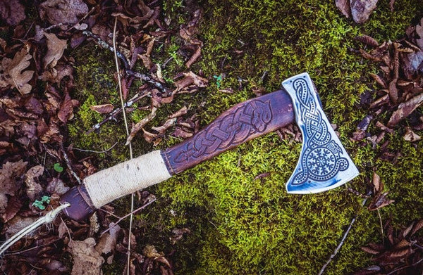 engraved gift viking axe