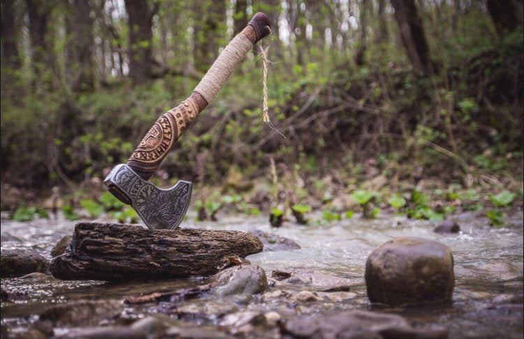 viking battle axe