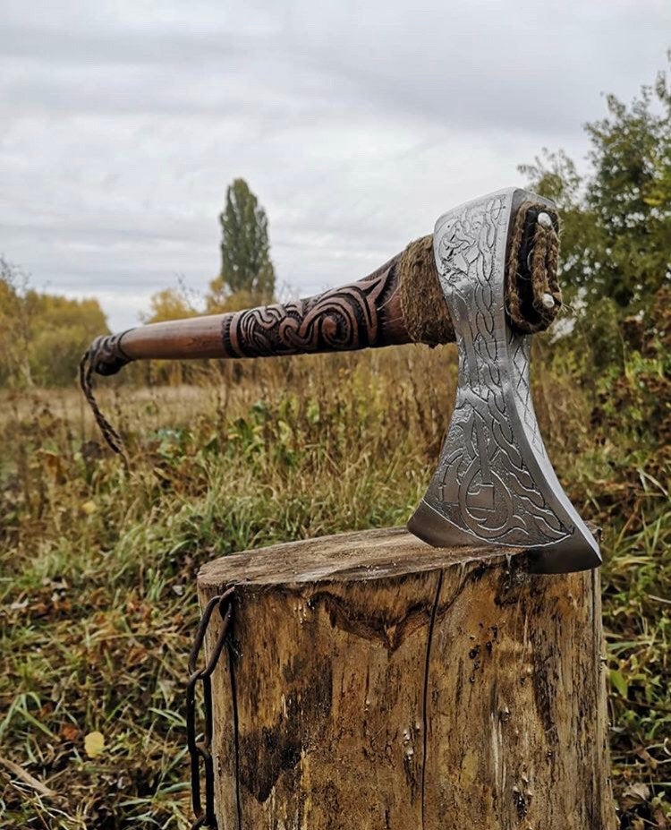 viking battle axe
