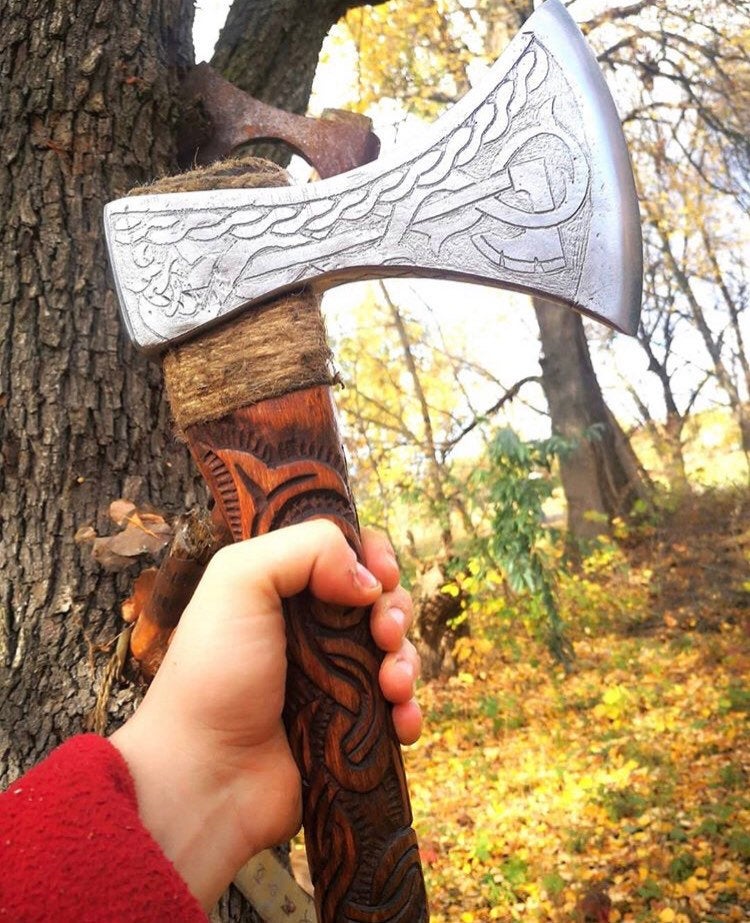 authentic viking axe for sale