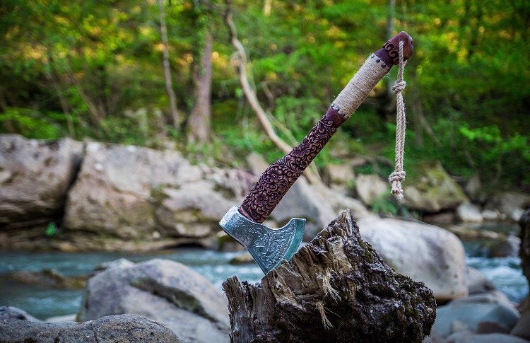 Handmade viking axe for sale